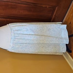 VINTAGE TAN JAY SKIRT 16 FLORAL PINK GREEN YELLOW WHITE PASTEL TANJAY